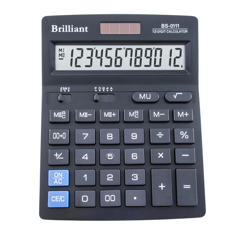 Калькулятор Brilliant 12 розрядів BS-0111