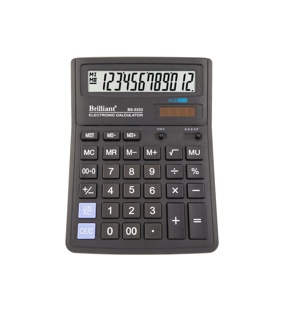 Калькулятор Brilliant 12 розрядів BS-0333