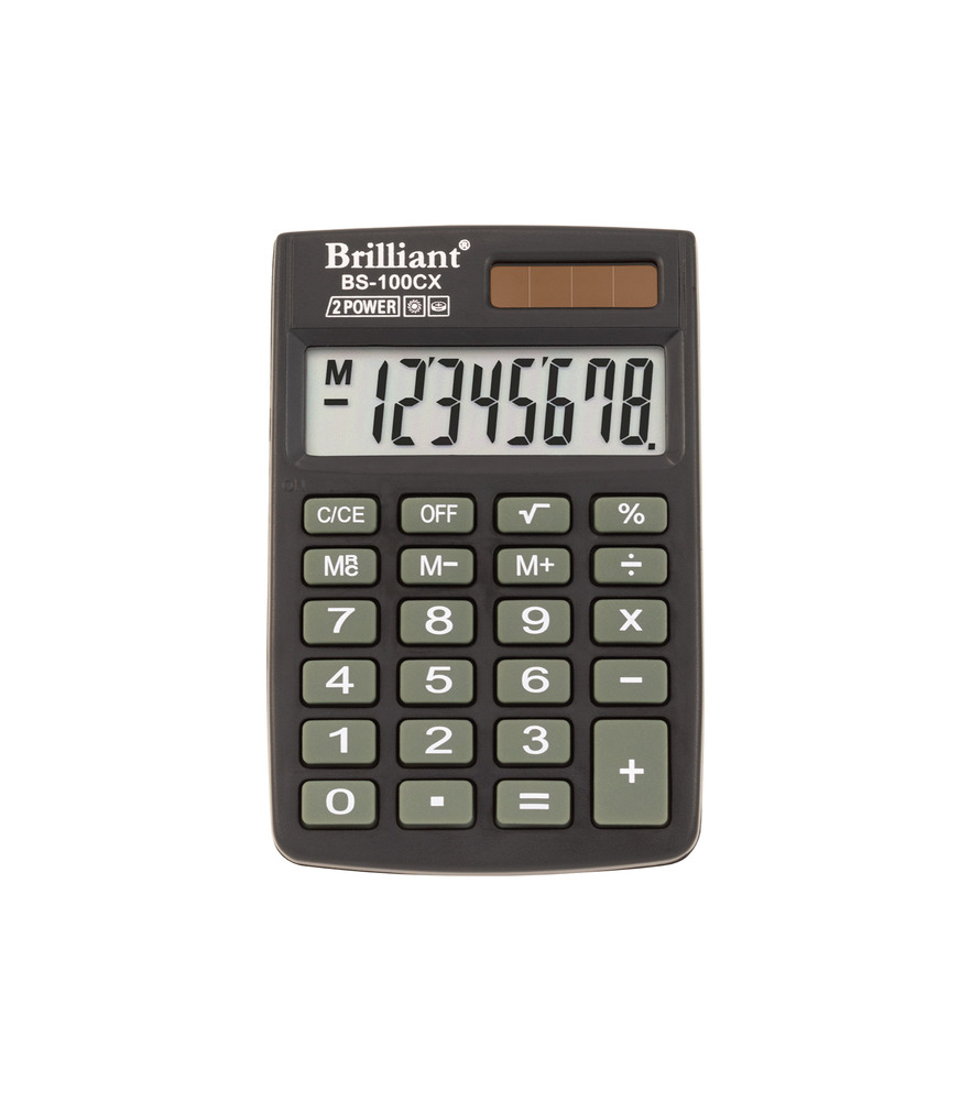 Калькулятор Brilliant кишеньковий 8 розрядів BS-100CX