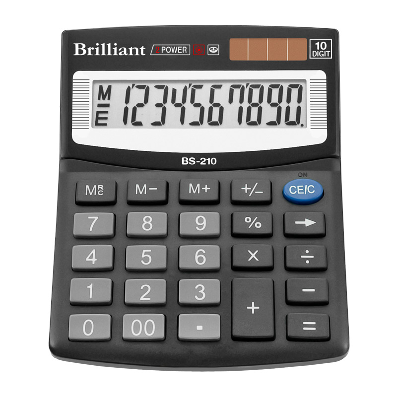 Калькулятор Brilliant 10 розрядів BS-210