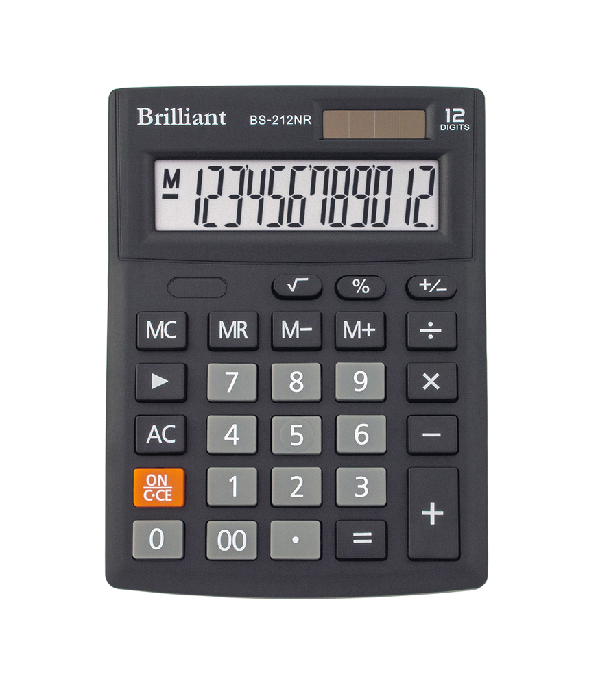 Калькулятор Brilliant 12 розрядів BS-212NR