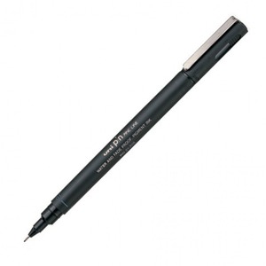 Лайнер uni PiN 0.6мм fine line чорний	 PIN06-200.Black