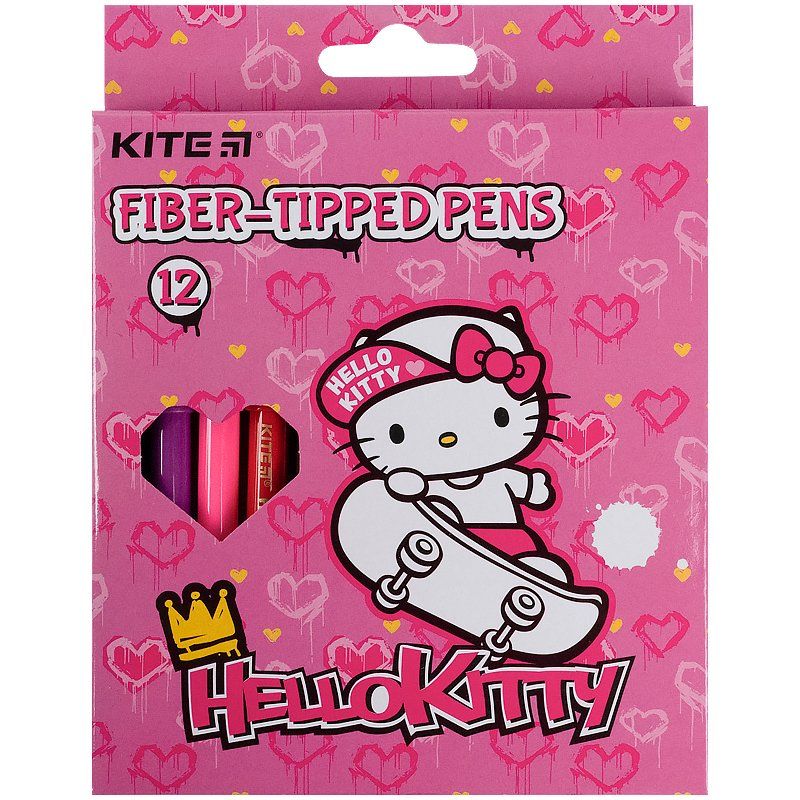 Фломастери Kite Hello Kitty 12 кольорів HK21-047