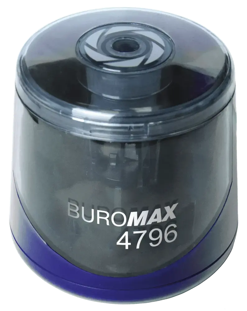 Чинка автоматична Buromax на 1 отвір синя