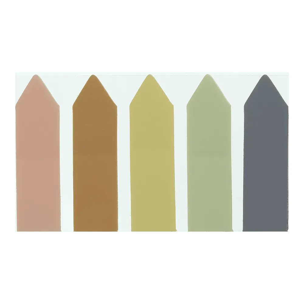 Закладки пластикові стрілки з клейким шаром Buromax Pastel 45x12 мм 5 кольорів по 25 аркушів BM.2308-99. Фото 2
