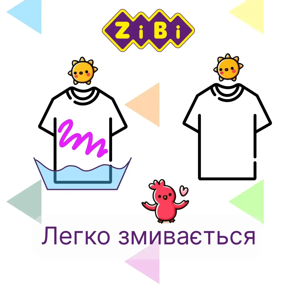 Фломастери Zibi JUMBO 12 кольорів BABY Line ZB.2807. Фото 5