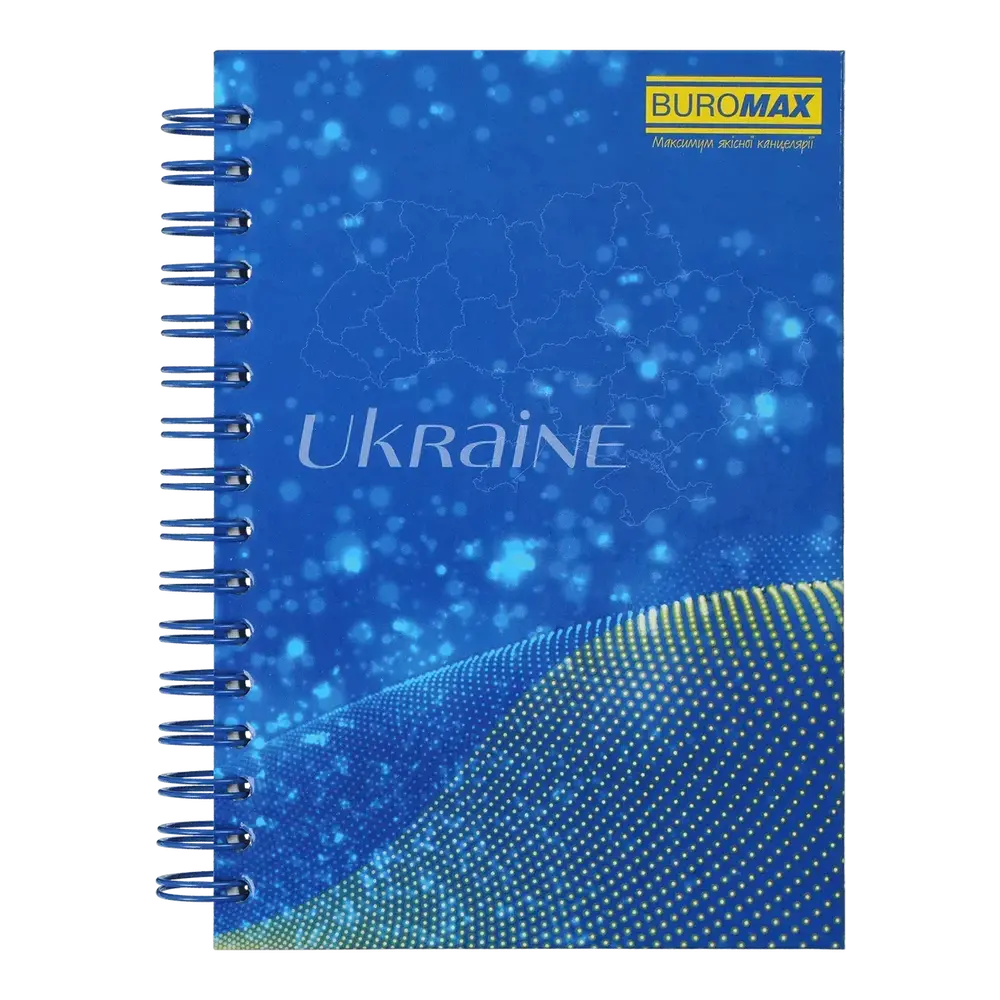 Блокнот на пружині збоку Buromax My Country A6 96 аркушів в клітинку асорті дизайни BM.2422. Фото 5