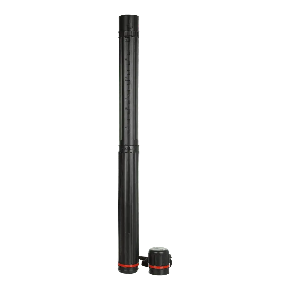 Тубус для ватману Buromax пластиковий телескопічний чорний BM.9900. Фото 4