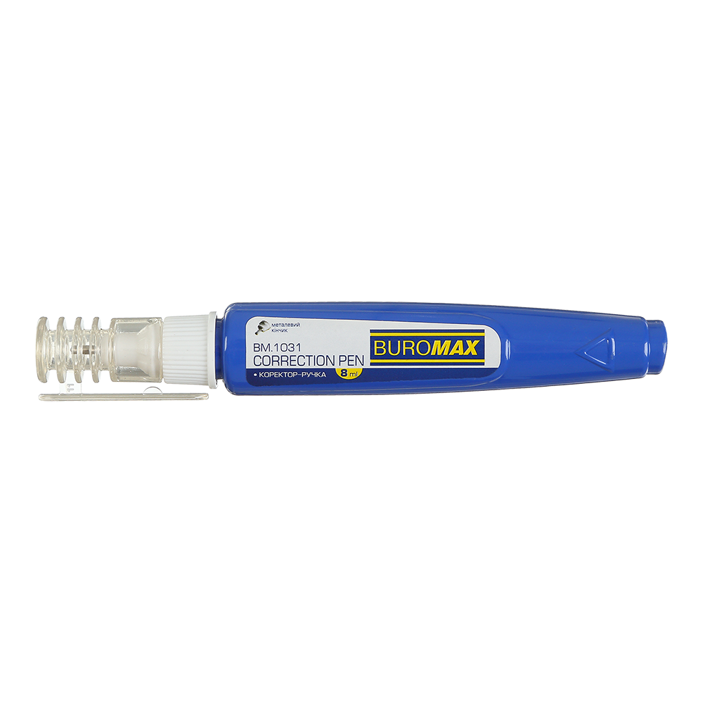 Коректор-ручка 8 мл Buromax емульсійна основа BM.1031. Фото 2