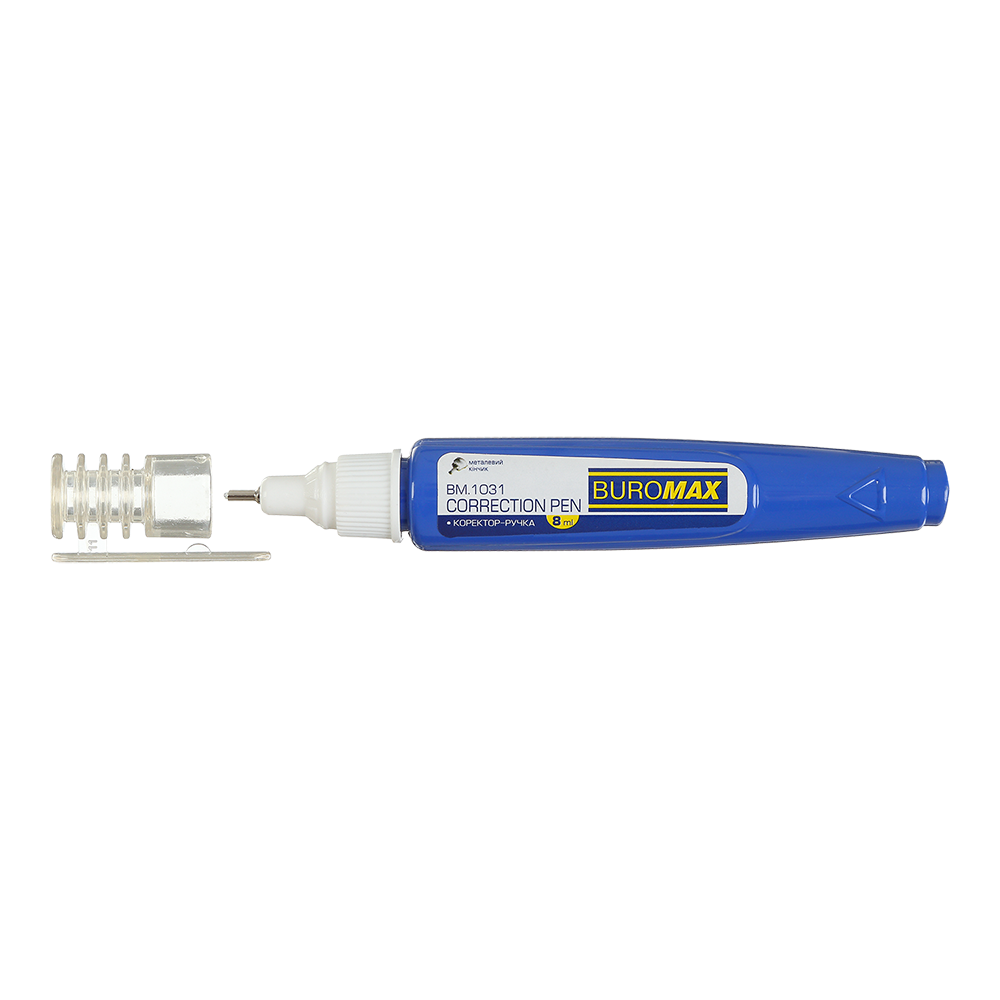 Коректор-ручка 8 мл Buromax емульсійна основа BM.1031. Фото 3