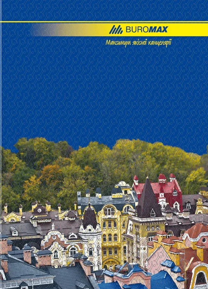 Книга канцелярська Buromax Classic А4 96 аркушів в лінію асорті дизайнів BM.2401