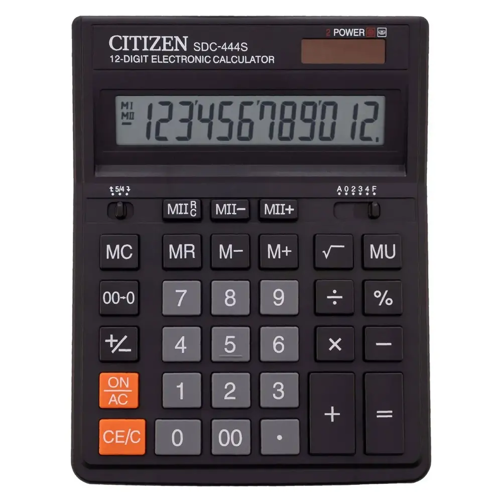 Калькулятор Citizen 12 розрядів SDC-444S