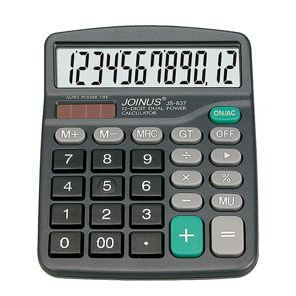 Калькулятор Joinus 12 розрядів DS-837B 