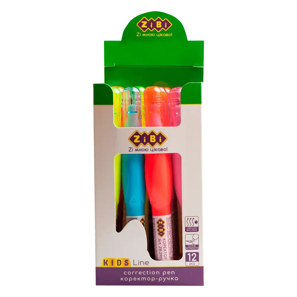 Коректор-ручка ZiBi 5 мл спиртова основа KIDS Line ZB.2901 