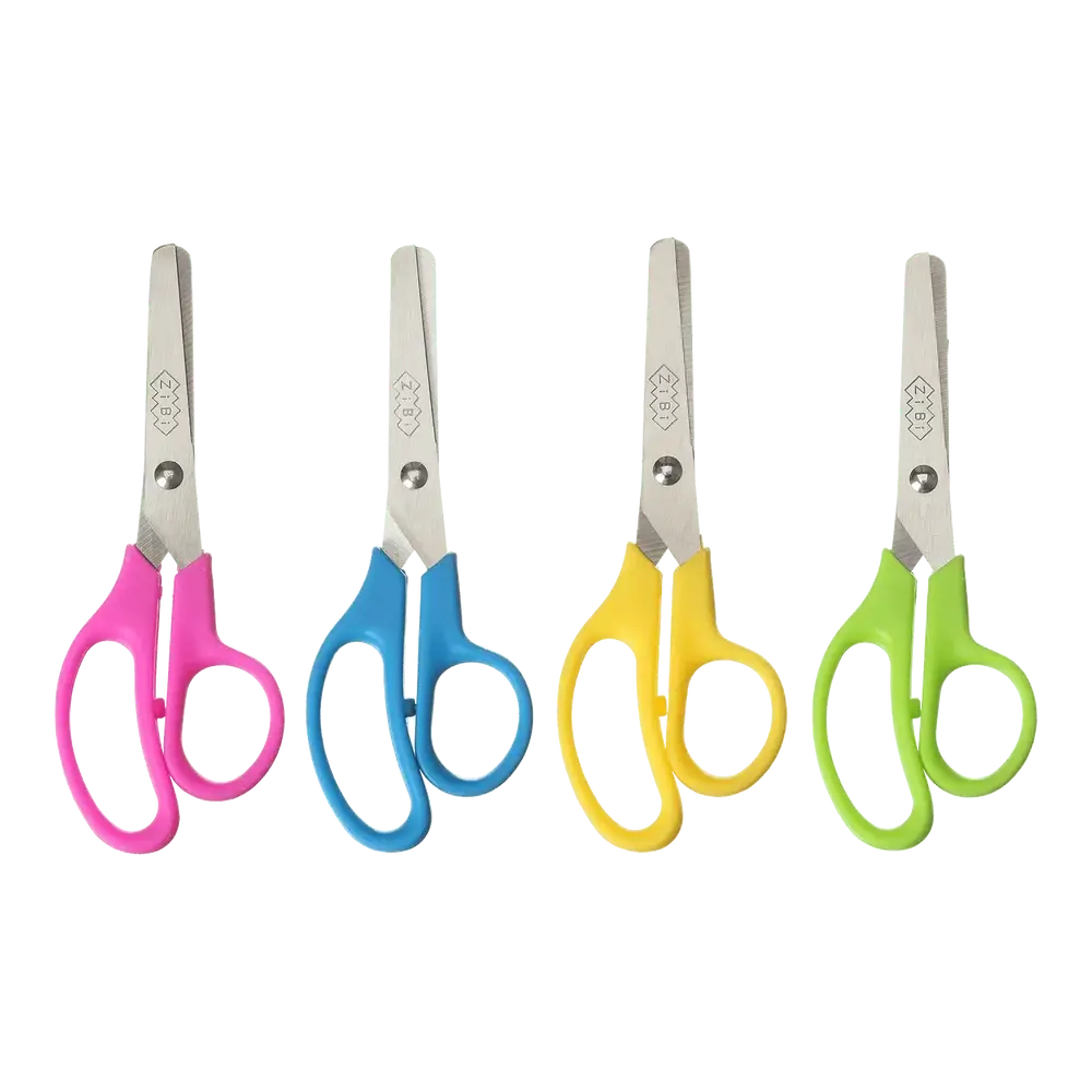 Ножиці дитячі ZiBi 123 мм асорті кольорів KIDS Line ZB.5000 (24 шт). Фото 2