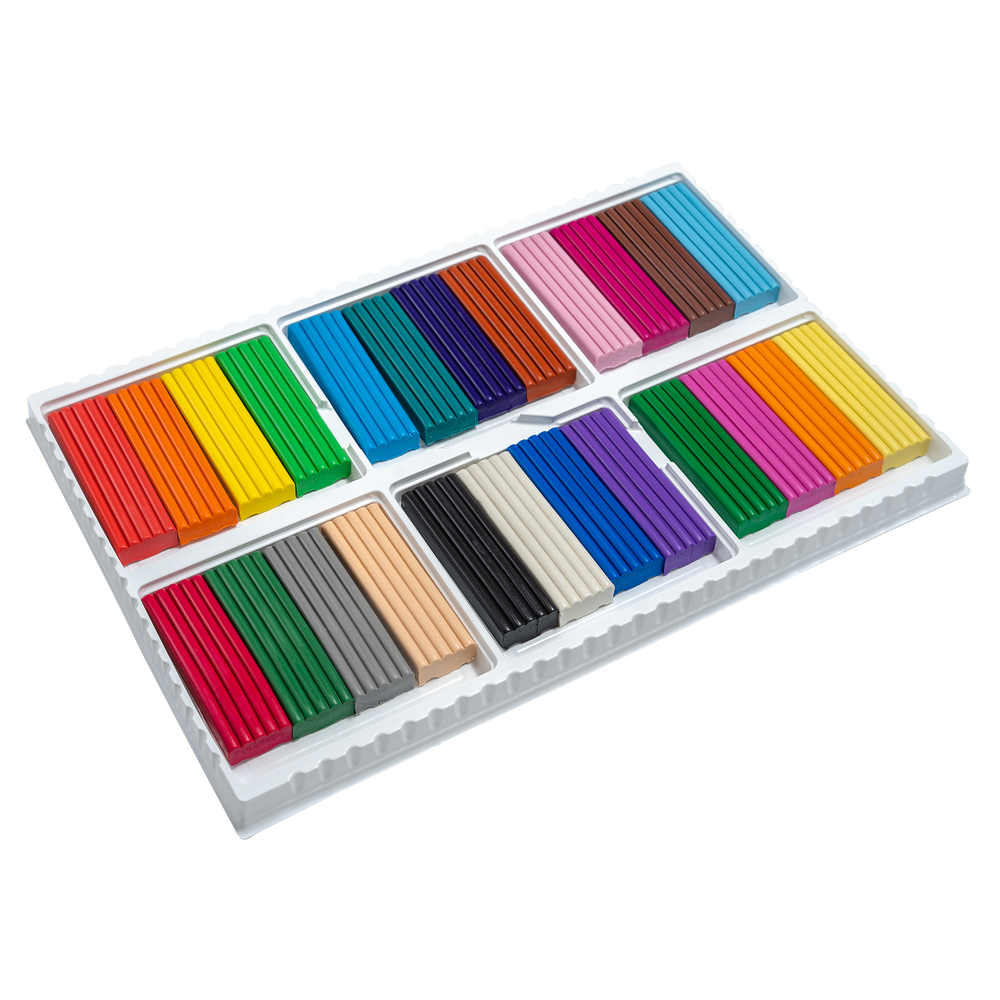 Пластилін ZiBi Classic 24 кольори 480г KIDS Line ZB.6236				 (10 шт). Фото 2