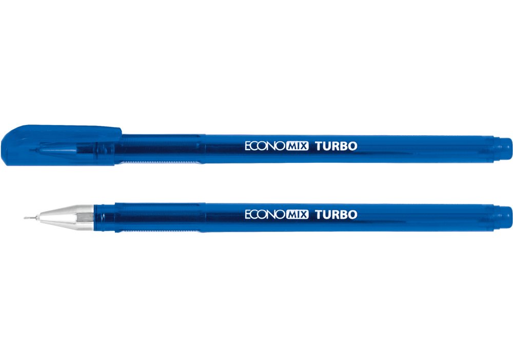 Ручка Economix E11911-02 гелева Turbo синя
