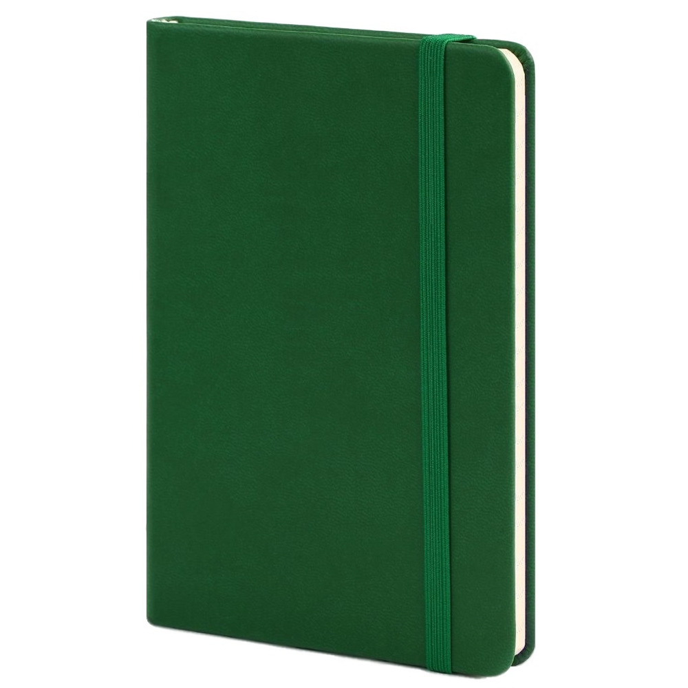 Записна книжка Поліграфіст А6 96 аркушів, штучна шкіра на гумці 140. Фото 3