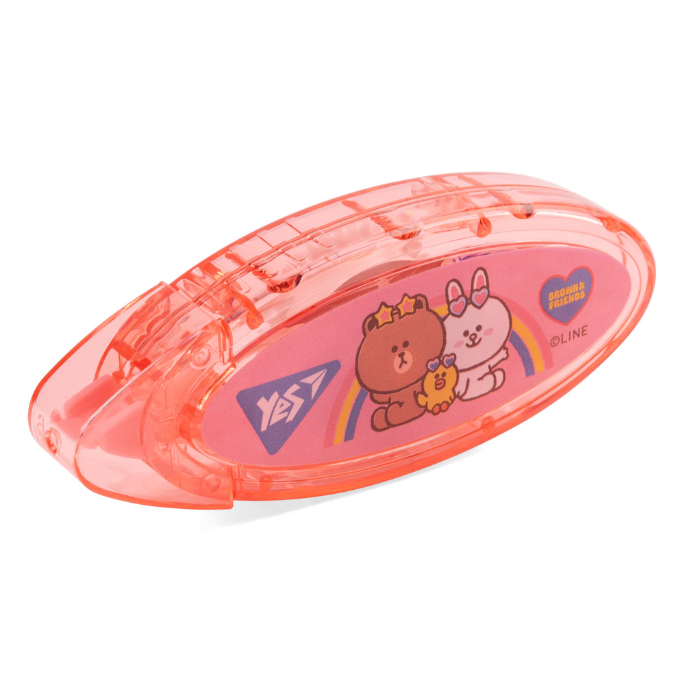 Коректор стрічковий Yes 5мм х 6м Line friends 340108. Фото 2