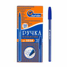 Ручка Aihao 555 кулькова синя
