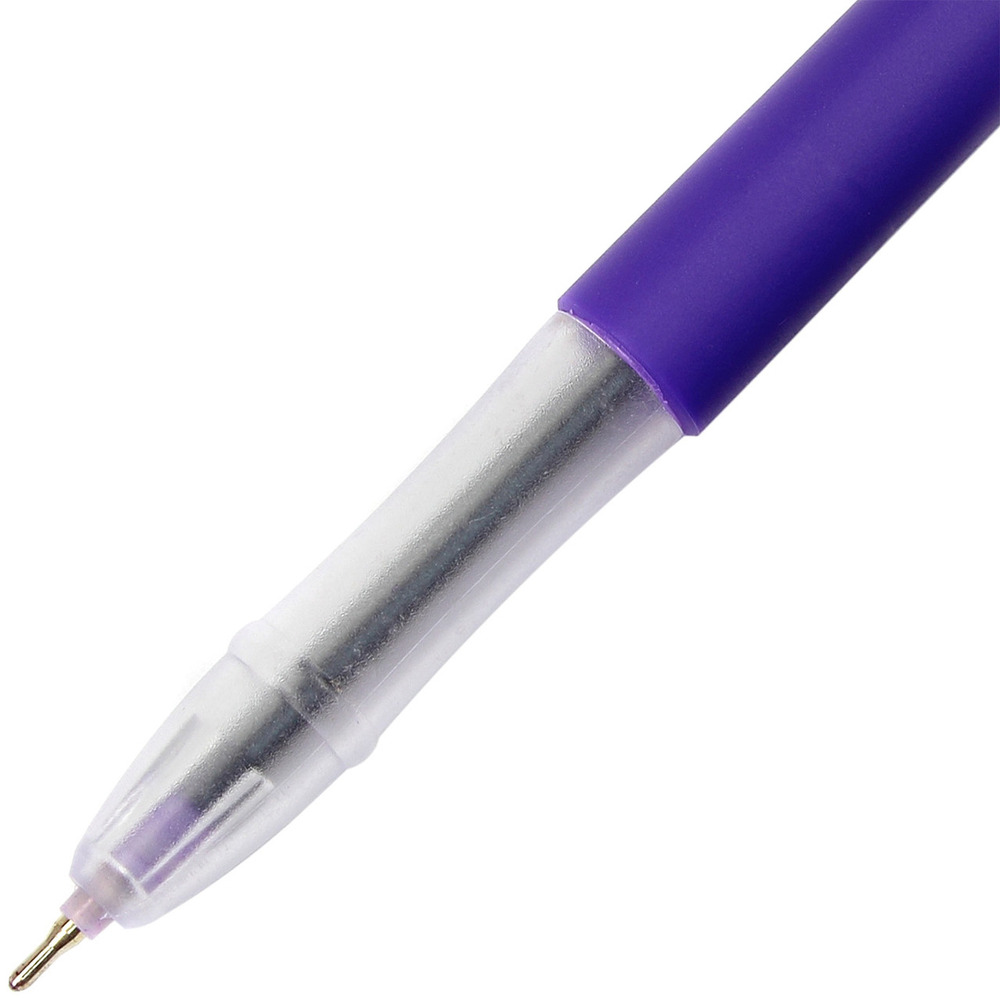 Ручка масляна Radius Face Pen фіолетовий (50 шт). Фото 4