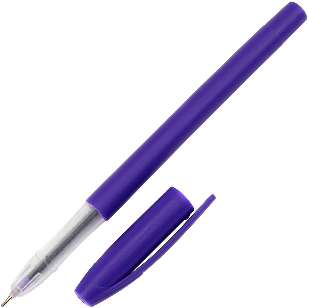 Ручка масляна Radius Face Pen фіолетовий (50 шт). Фото 3