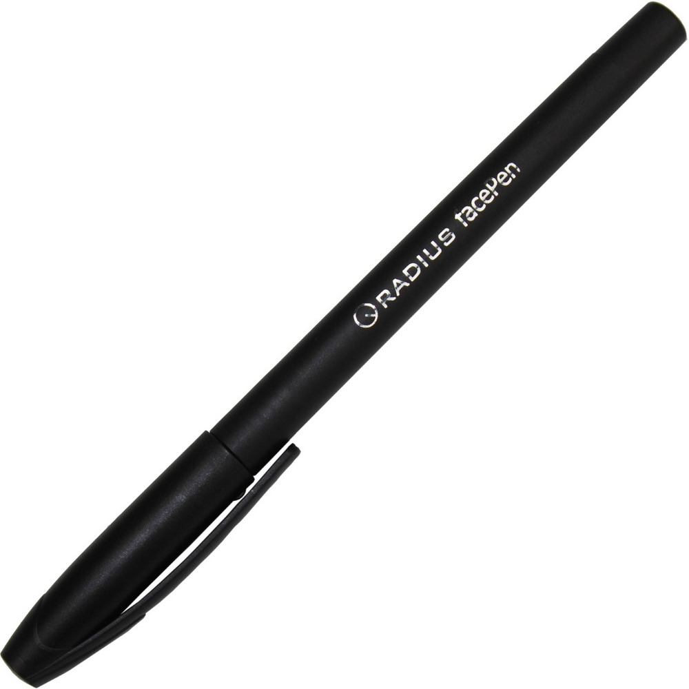 Ручка масляна Radius Face Pen чорний (50 шт). Фото 2