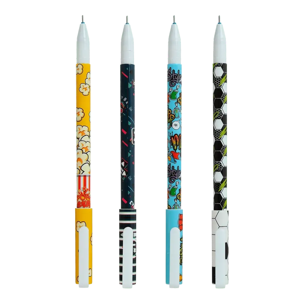 Ручка гелева Пиши-стирай ZiBi 0.5мм для хлопчиків KIDS Line ZB.2211-99. Фото 3