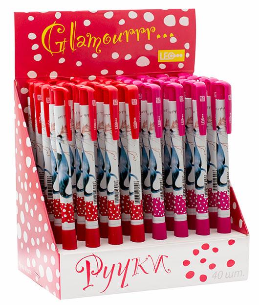 Ручка Leo кулькова Glamour Cats (40 шт) 411305