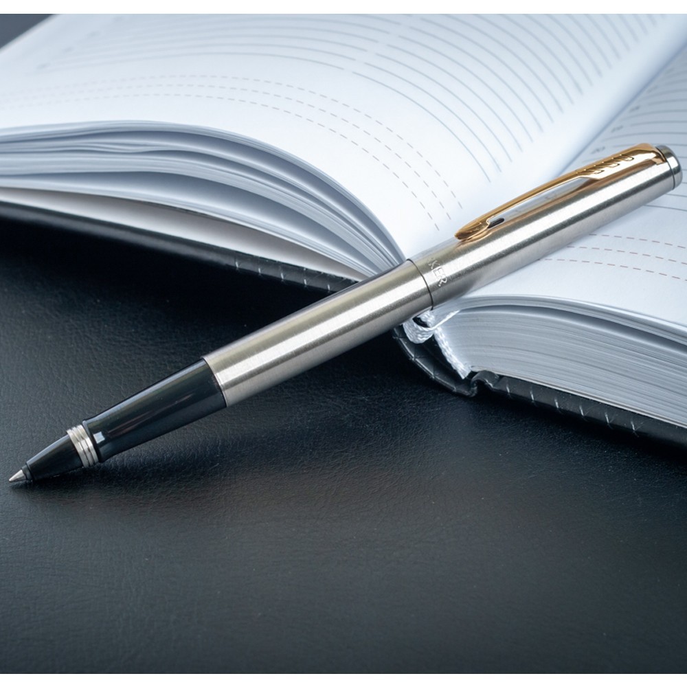 Ручка Parker JOTTER Stainless Steel GT RB ролер в упаковці LONDON 16 022bL. Фото 3