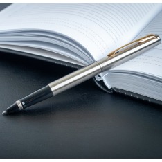 Ручка Parker JOTTER Stainless Steel GT RB ролер в упаковці LONDON 16 022bL. Фото 3