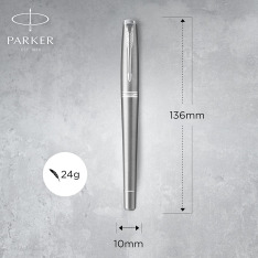 Ручка Parker Urban Metro Metallic CT RB ролер 30 322BL. Фото 6