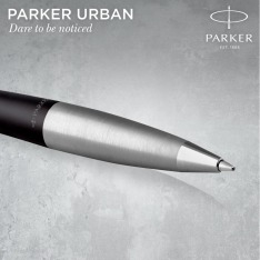 Ручка Parker URBAN Muted Black CT BP кулькова 30 135. Фото 4