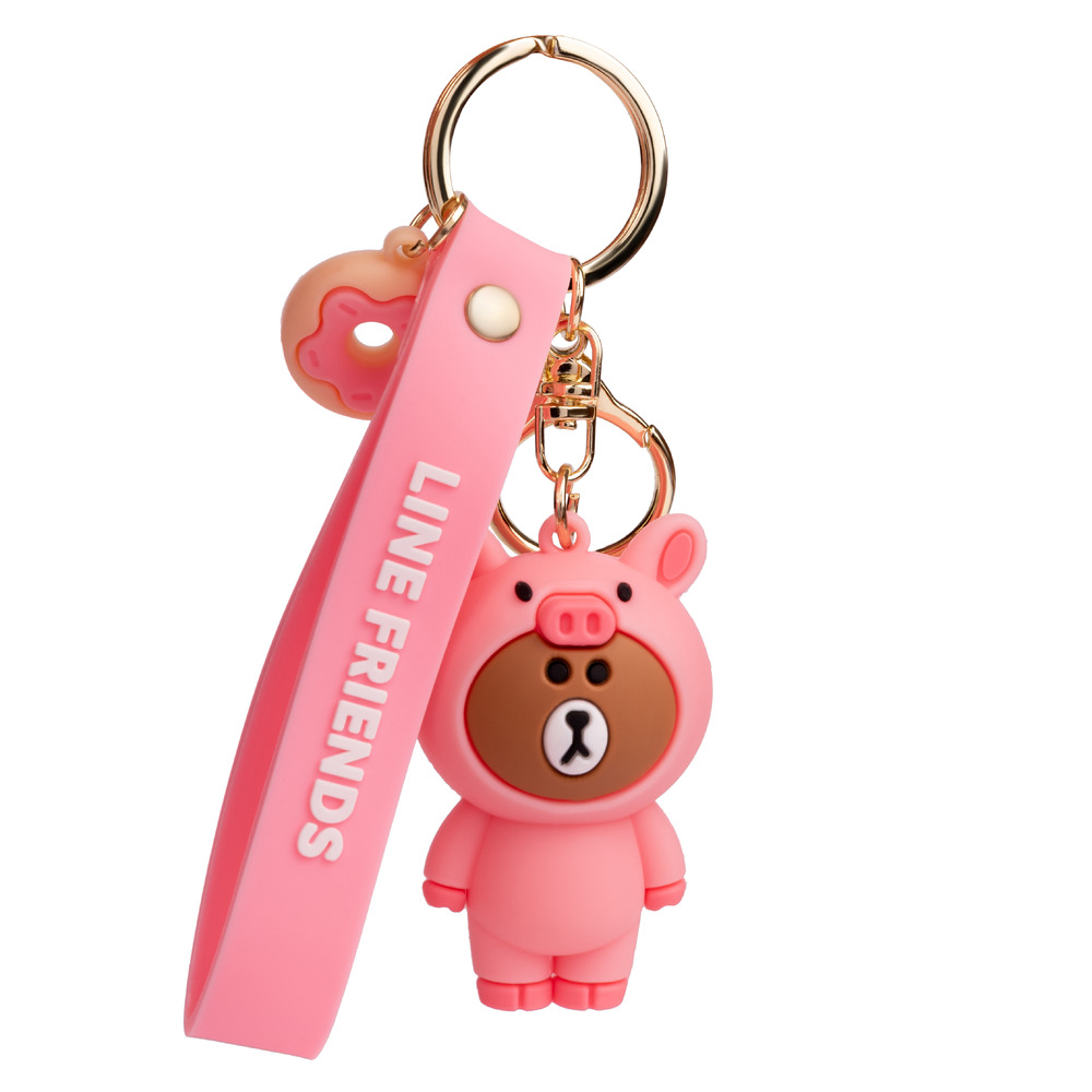 Брелок YES колекція Piggy Brown Line Friends 559363