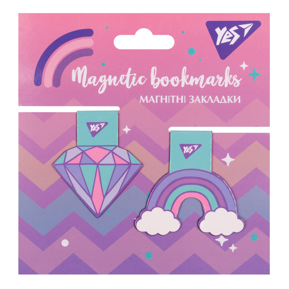 Закладки магнітні Yes Glamour 2 шт 707918