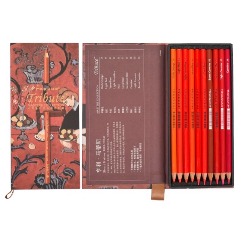 Набір кольорових олівців Marco Tribute Masters Collection 80 кольорів 3300-80. Фото 9