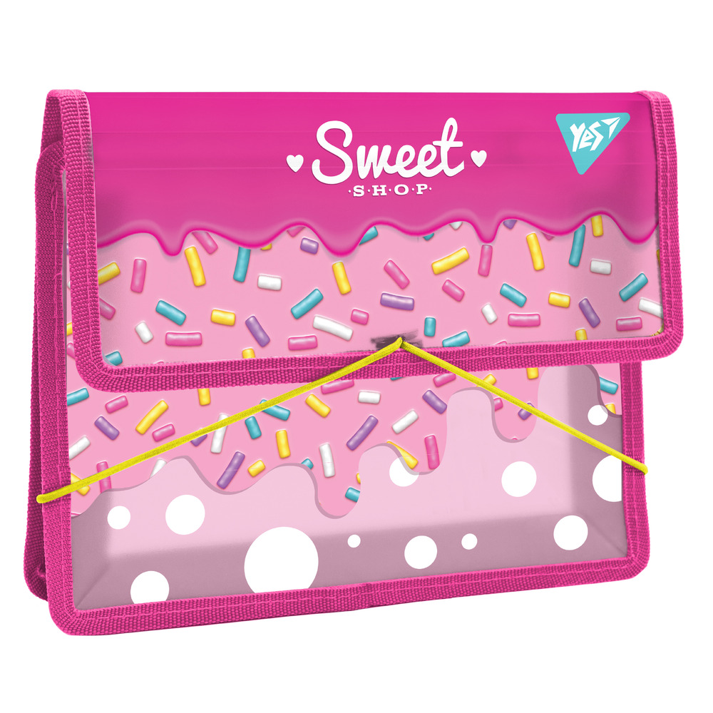 Папка для зошитів Yes пластикова на резинці В5 Sweet Cream 491993