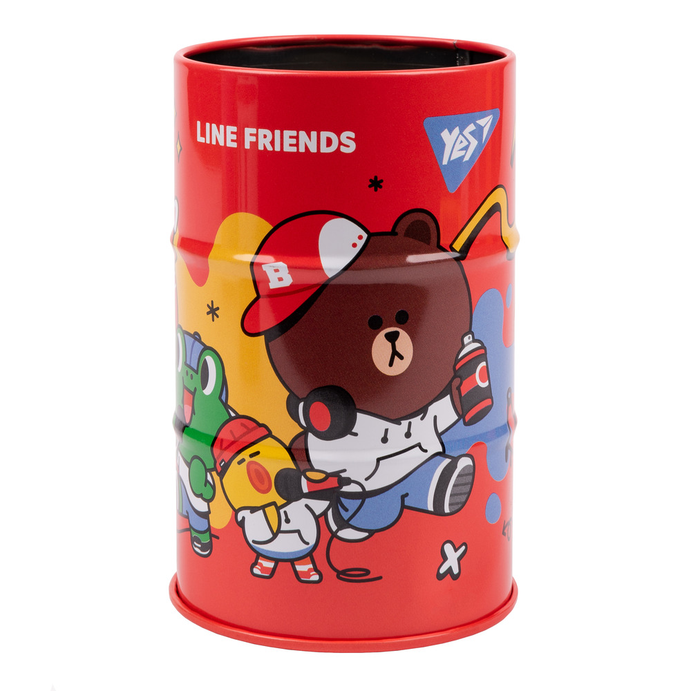 Стакан-підставка бочка Yes Line friends, метал 470504