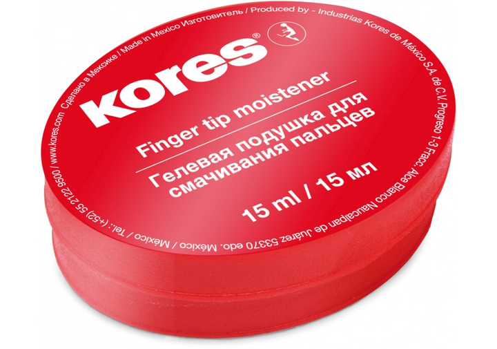 Зволожувач для пальців Kores K32616, основа гліцерин, 15 г