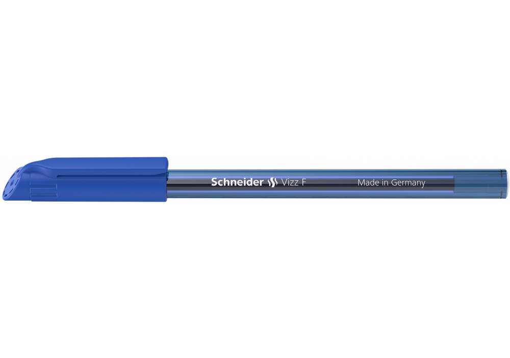 Ручка Schneider Vizz масляна F 0,5 мм синя S102103 (50 шт). Фото 2