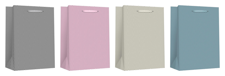 Пакет паперовий Malevaro LARGE UV 26x12,7x32,4  мікс кольорів 23-E-W-138. Фото 5