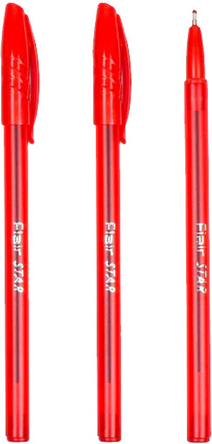 Ручка Flair 1188 Червона Star 50 шт