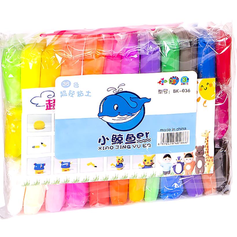 Пластилін повітряний для ліплення 36 кольорів 400 гр 00-00018722