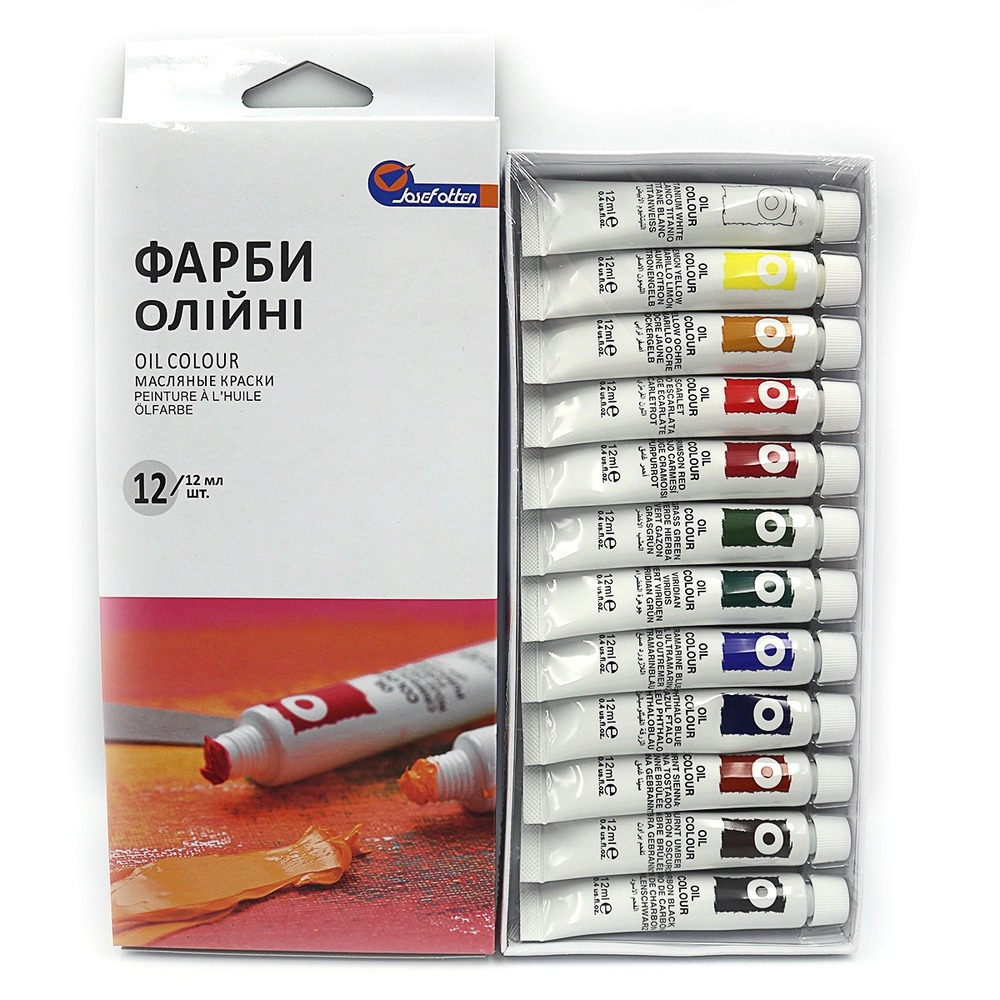 Фарби олійні Josef Otten Basics Plastic-tub 12x12 мл EO1212C-3