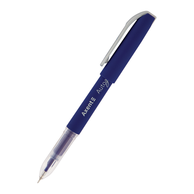 Ручка гелева Axent Autographe AG1007-02-A, 0.5 мм, синя
