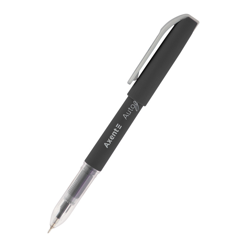Ручка гелева Axent Autographe AG1007-01-A, 0.5 мм, чорна