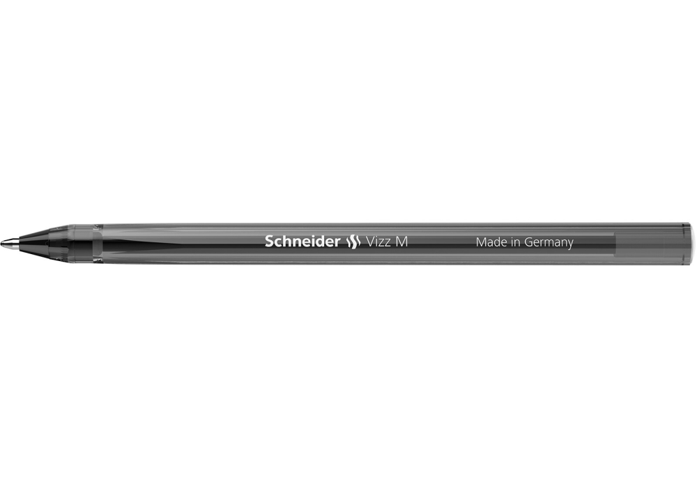 Ручка Schneider Vizz масляна M 0,7 мм чорна S102201 (50 шт). Фото 5