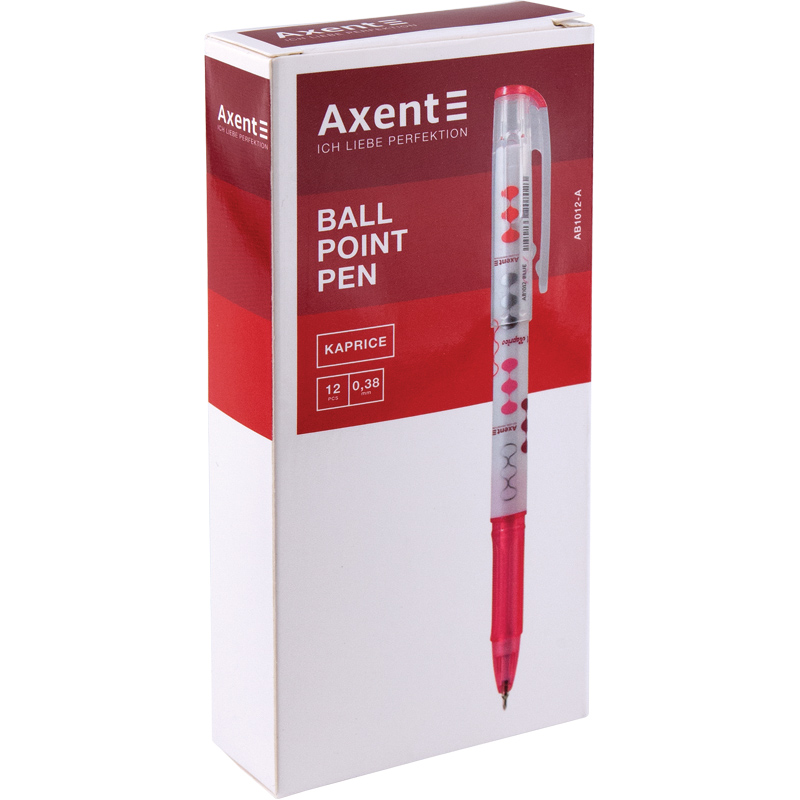 Ручка кулькова Axent Kaprice AB1012-02-A, 0.38 мм, синя. Фото 2