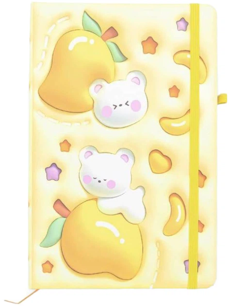 Блокнот Malevaro на гумці Kiddy sweet А6 8.7×13.5 см, 80 аркушів,тверда обкладинка 761261ML. Фото 3