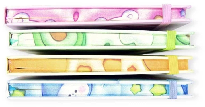Блокнот Malevaro на гумці Kiddy sweet А6 8.7×13.5 см, 80 аркушів,тверда обкладинка 761261ML. Фото 2